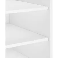 vidaXL Table de chevet blanc 45x50x50 cm bois d’ingénierie