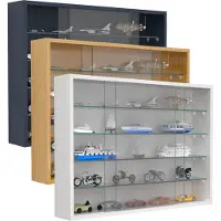 VCM Bois Verre Suspendu Vitrine Murale Collectionneur Vitrine Drivalo L Bois Verre Suspendu Vitrine Murale Collectionneur Vitrine Drivalo L
