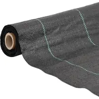 vidaXL Membrane anti-mauvaises herbes noir 4x10 m PP