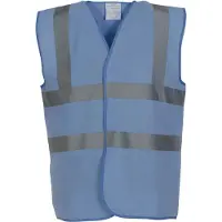 Yoko Pack 50 Gilet haute visibilit? Sky Blue - Yoko YHVW100 - Taille 3XL