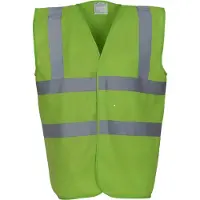 Yoko Pack 50 Gilet haute visibilit? Lime - Yoko YHVW100 - Taille M