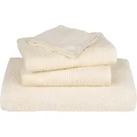 vidaXL Serviettes d'invité 2 pcs crème 30x50 cm 360 g/m² 100% coton