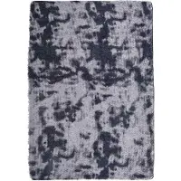 vidaXL Tapis Shaggy à poils longs NAVARRA gris foncé 120x170 cm