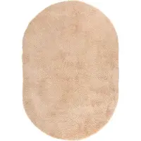 vidaXL Tapis Shaggy à poils longs NAVARRA beige 300x200 cm polyester