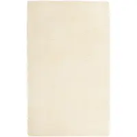 vidaXL Tapis Shaggy à poils longs NAVARRA crème 80x150 cm polyester