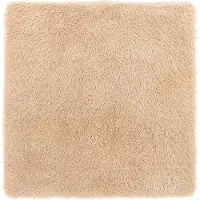 vidaXL Tapis Shaggy à poils longs NAVARRA beige 200x200 cm polyester