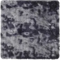 vidaXL Tapis Shaggy à poils longs NAVARRA gris foncé 200x200 cm
