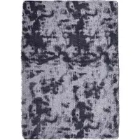 vidaXL Tapis Shaggy à poils longs NAVARRA gris foncé 160x230 cm