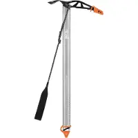 Petzl - Piolet léger de randonnée glaciaire avec dragonne - Glacier Linkin Gray - Taille 68 cm - Gris
