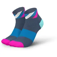Incylence - Chaussettes de trail/running - Running Loops Short Zucchero Pink - Taille 35-38 - Navy