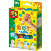 SES Creative Marqueurs à points 4 couleurs XXL 14600