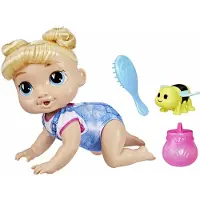 Baby Alive . Harper Hugs qui rampe. Poupée électronique de 27 cm qui rampe. Cheveux blonds. À partir de 3 ans.