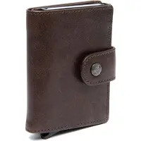 The Chesterfield Brand Cuir porte-monnaie Barrea Wallet Brown marron foncé