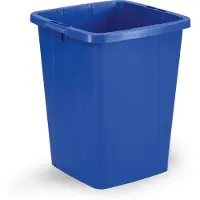 Durable Conteneur à déchets DURABIN 90L carré, Bleu, 1800474040