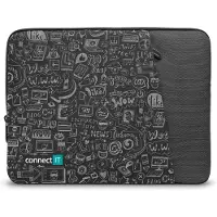 Connect IT CFF7015DD (15.60"), Sac pour notebook, Noir