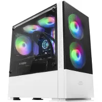 Mars Gaming ATX/mATX Semi-Tour LED RGB Micro ATX LED RGB