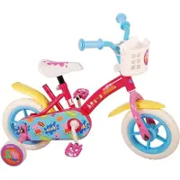 Volare Vélo pour enfants Peppa Pig - Filles - 10 pouces - Rose/Bleu - Speedy