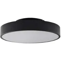 LINDBY Plafonnier , Milada, dimmable, Noir, Salon / séjour, Métal, Moderne