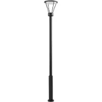 LUCANDE Luminaire Extérieur , Elario, Noir, Aluminium, Moderne