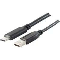 S-Conn Câble USB 3.1 C mâle - 2.0 A mâle 3m