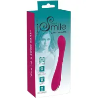 Sweet Smile SMILE - Vibromasseur point G rechargeable rainuré - silicone violet