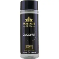 Hot - huile de massage hydratante - noix de coco - 100ml