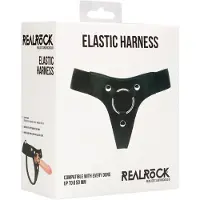 Realrock Elastic - harnais pour gode ceinture - noir
