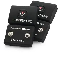 Therm-ic Heat Fusion Uni Heated Ski Socks + S-pack 1200 Batteries Heated Socks Bleu EU 39-41