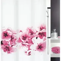 Spirella Amanda Shower Curtain Rose 180 x 200 cm