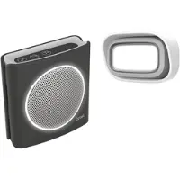 Extel Carillon Sans Fi L 200M Dibi Flash Soft Noir
