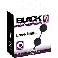 Black Velvets - duo de boules geisha pour exercices de Kegel (2 pièces)