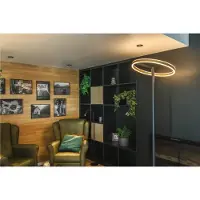 SLV Karpo FL LED Indoor Lampadaire noir, 3000K