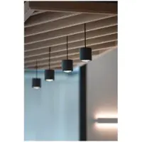 SLV Suspension , Noir, Salon / séjour, Aluminium
