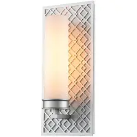 Elstead Lighting Applique murale design pour salle de bain, argentée, Ziggy, 1xE27, 40 W, Elstead