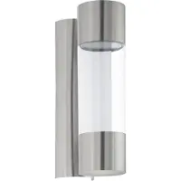 Eglo 96013 Robledo LED Applique murale d'extérieur en acier inoxydable 640lm
