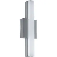 Eglo 94845 LED Applique murale d'extérieur Acate 8W argent