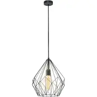 Eglo Lampe à suspension Carlton noir