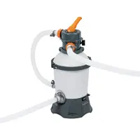 Bestway Flowclear 58515 Pompe de filtration de sable Débit 2,006 m3 / h, 90W pour piscines hors sol