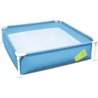 Bestway My First Pool 122x122x30.5 Cm Tubular Pool Bleu 409 Liters