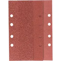 Bosch set de feuilles abrasives 93x230 mm RW, 8 trous, fixation étrier - 10 pièces