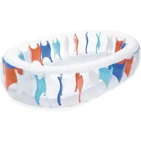 Bestway Inflatable Family Pool 54066 - Parois latérales très épaisses - 6+