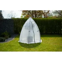 Westmann Tente d'hivernage & serre en film plastique Menthe Blanc 200x200x200 cm