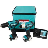Makita 12V Clx224A 2X2.0Ah Combi-Set