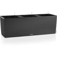 SmartaSaker Jardinière TRIO Stone 30 ALL-IN-ONE Noir graphite