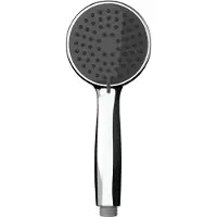 Wenko Pommeau de douche Basic Gris Ø10cm Pommeau de douche Salle de bain Oasis de bien-être Pommeau de douche