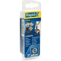 Rapid OEillets 6mm 25 pièces + outil d'insertion, Accessoires de couture, Argent