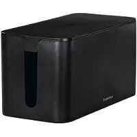 Hama Kabelbox "Mini", schwarz, fr Kabeldurchmesser: 15 mm
