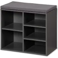 Kesper Szafka na buty z siedziskiem, 5 przegródek, MDF (51.50 x 29.50 x 48 cm)