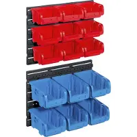 Overig 457120 Set de bacs à bec ProfiPlus >C< 1+2/17, rouge/bleu