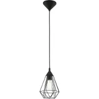 Eglo Tarbes 94187 60w E27 Ceiling Light Noir